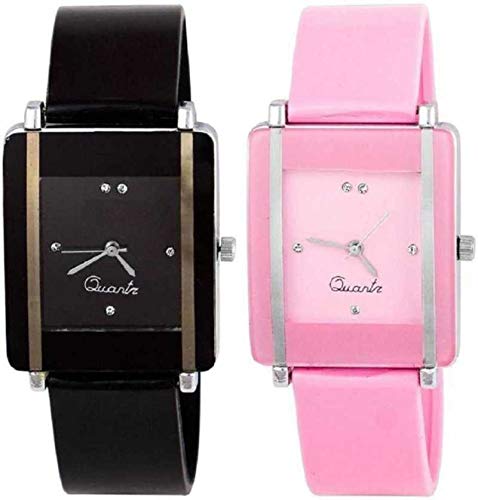 sba prime Analogue Classic Pink & Black Watch for Women & Girls.(Combo) (B07SRM2RK7) Amazon Price History, Amazon Price Tracker