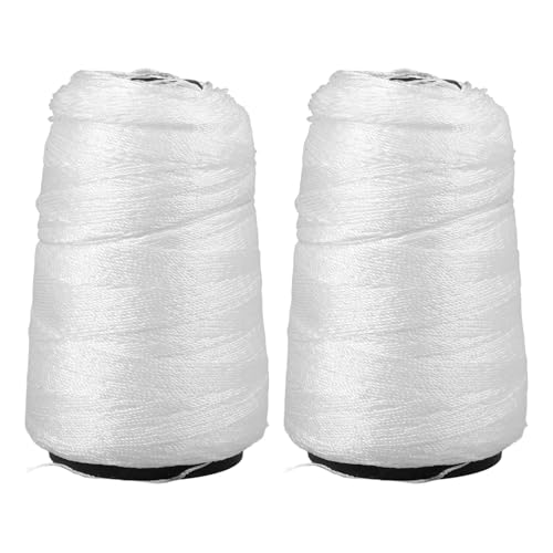 Generic 2 Rolls Masonry Nylon String Nylon Twine for Masonry Tools Construction String Twisted Nylon String, 9.00X8.00X8.00CM 1, White, 548JEXFBIRK3F1027D95D0