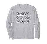 Photo Gallery amico divertente - best friend ever maglia a manica Photo Gallery amico divertente - best friend ever maglia a manica