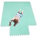 MQIAOHAM Esterilla Puzzle de Fitness-18 losas de EVA Espuma Alfombrilla Protectora Protección para el Suelo para máquinas de Deporte y gimnasios sobre el Piso Fácil de Limpiar Verde 108