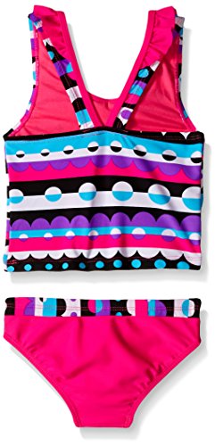 ZeroXposur Girls' Bubbleicious Tankini Swimsuit with Skirt2