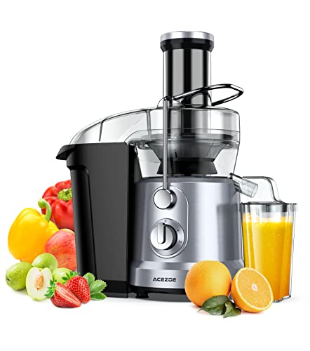Acezoe Juicer Machines 1300W Juicer Vegetable and Fruit, Power Juicers Extractor with 3' Feed Chute,...