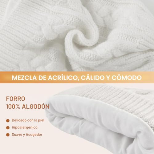 Gorro de punto para bebé XIAOHAWANG que protege sin causar rozaduras 5