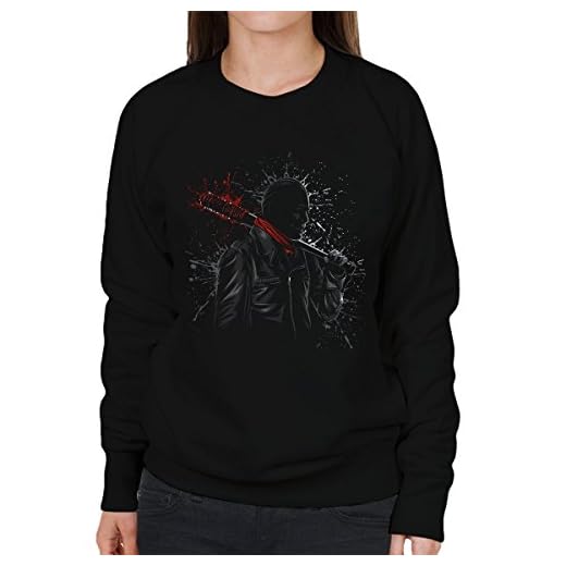 Walking Dead Negan Lucille psykopat Splatter Women's Sweatshirt
