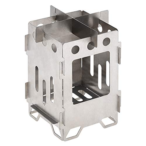 Fogão Externo, Romacci Fogão de acampamento dobrável de titânio Fogão de cozinha ultraleve ao ar liv