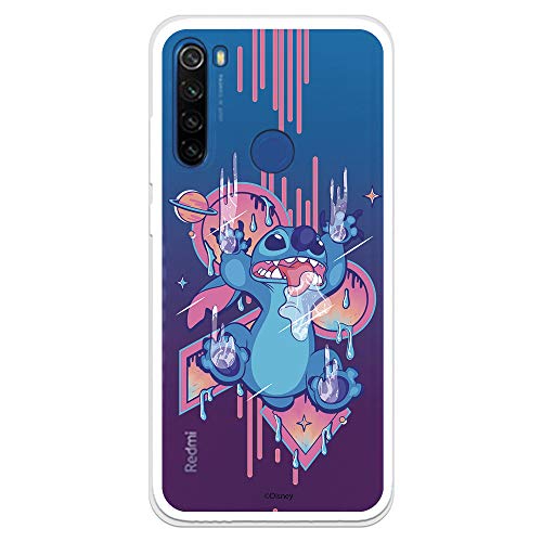 Custodia per Xiaomi Redmi Note 8T Ufficiale di Lilo & Stitch Stitch Graffiti per proteggere il tuo cellulare. Cover per Xiaomi in silicone flessibile con licenza ufficiale Disney.