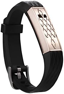 i-smile 1PC Replacement Bands with Metal Clasps for Fitbit Flex / Wireless Activity Bracelet Sport Wristband / Fitbit Flex Bracelet Sport Arm Band (No tracker, Replacement Bands Only) & 1pc Black Silicon Fastener Ring
