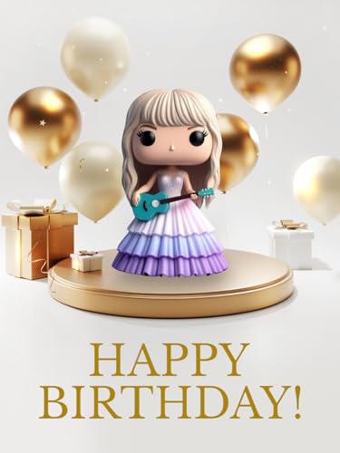 Gecuyobi Bonita boneca Taylor resina epóxi moda modelagem cantando, encantos estilo desenho animado,