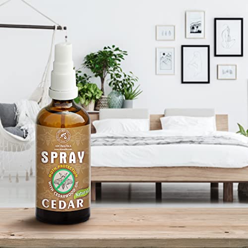 Mottenspray Aromatika mit Zedernholzöl und Zitronenöl 100ml
