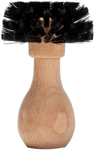 Coffee Tamper Cleaning Brush Coffee Protafilter Brush Coffee Grinder Machine Cleaning Brush Wood Dusting Brush Cleaning Coffee Tools (58mm)