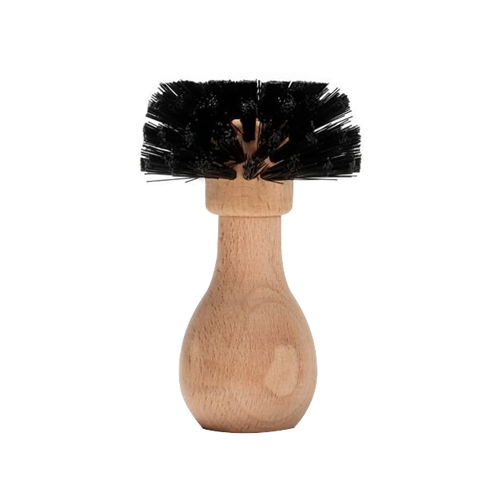 Coffee Tamper Cleaning Brush Coffee Protafilter Brush Coffee Grinder Machine Cleaning Brush Wood Dusting Brush Cleaning Coffee Tools (58mm)
