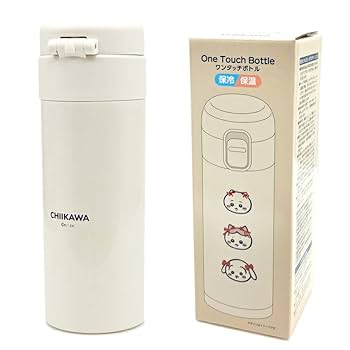 【新品未使用】ちいかわステンレスボトル（350ml）ワンタッチマグボトル箱付き ちいかわ ワンタッチステンレスボトル 350ml（リボン） | ちい