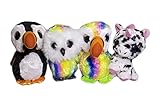 LUMO STARS 6 in. Stuffed Animal Plush Doll 4 Piece Unicorn Bundle- Includes The Puffin, Unicorn and...