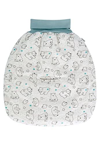 Sterntaler Baby Unisex Strampelnest Baby Strampelnest wattiert Eisbär Elia...
