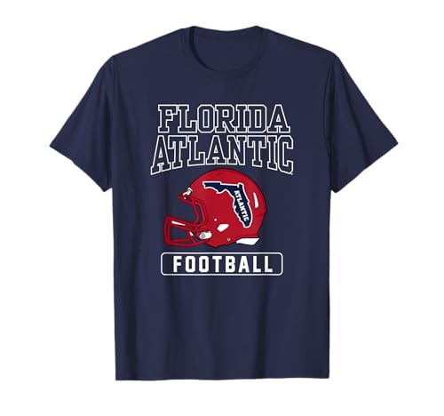 Florida Atlantic University FAU Owls Football Helmet T-Shirt