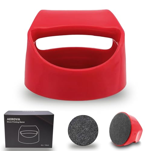 Opiniones de Prensas de impresión , listamos los 10 mejores. 44 AEROVA 1 pieza de impresión en bloque Baren Tools de impresión a mano Linocut Herramientas de impresión Prensa cómoda mango – 4 pulgadas