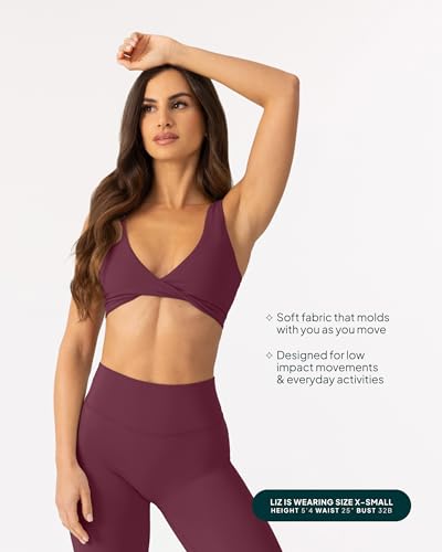 Image of PAVOI ACTIVE Two Ways Twist Sports Bra for Women - Customizable Coverage Convertible Twist Front & Back Workout Bra, FlexFlow