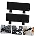 HOMSFOU 1pair Comfortable Chair Armrest Pads Ergonomic Desk Arm Rest Covers for Office Gaming Chairs Memory Cushion Breathable Material Fit for All Armrests