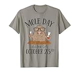 Mole Day Avogadro's Number October 23rd T-Shirt