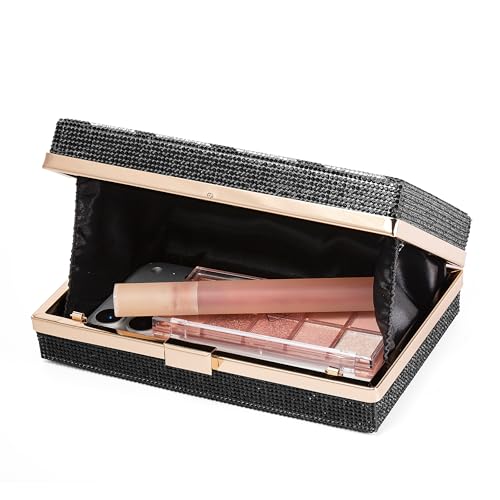 Image of Women Retro Crossbody Bag Rhinestone Fun Unique Evening Clutch Purses for Women