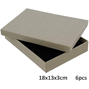 Boites Bijoux Nbeads Boite De 18 Pieces En Carton Rectangulaire De 5 8 Cm Pour Bijoux Noel Anniversaire Bracelet Festival Cadeau Collier