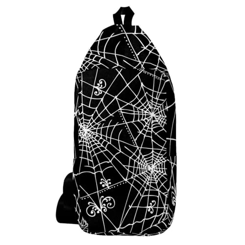 Sac à bandoulière pour voyage et rando avec motif Halloween multicolore