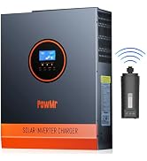 5000W Solar Inverter 48v to 110V AC+Wi Mudule, Pure Sine Wave Inverter Built in 80amp MPPT Contro...