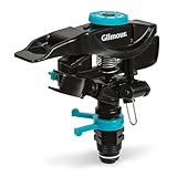 Gilmour Heavy Duty 5800 Sq Ft Circular Water Sprinkler Head, Rotating Sprinkler Head with Adjustable Spray Pattern, Lawn Sprinkler for Large Area Coverage