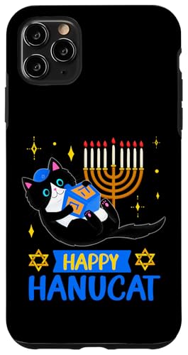 Happy HANUCAT �q���p �t�@�j�[�n�k�J�L ���m���[ ���̎q�p �X�}�z�P�[�X iPhone 11 Pro Max �p