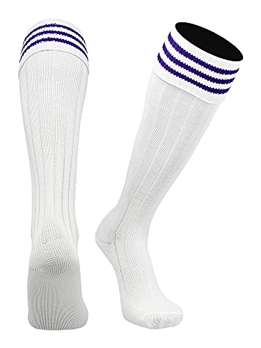 Image of Soccer Socks With Fold Down Top - European Style for Adults - Men and Women