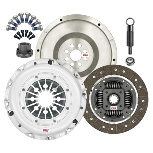 ClutchMaxPRO Heavy Duty OEM Clutch Kit with Flywheel Compatible with BMW 2001-2003 E46 328i 328Ci 330i 330Ci (CP03949CDFW-CK)