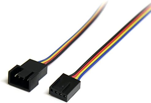 StarTech.com 12in 4 Pin Fan Power Extension Cable - M/F - Fan power extension cable - 4 pin PWM (M) to 4 pin PWM (F) - FAN4EXT12