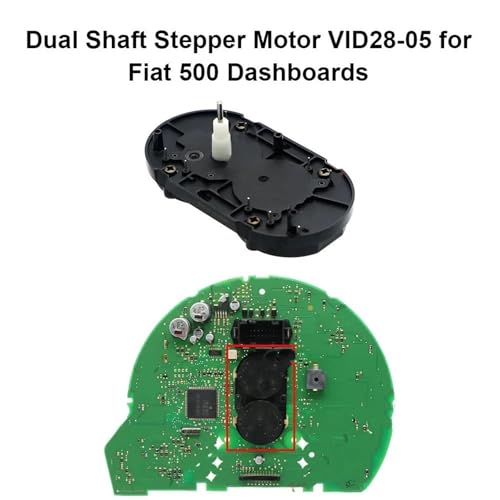 Pantalla táctil compatible con motor de doble eje Fiat 500 VID28-05 2