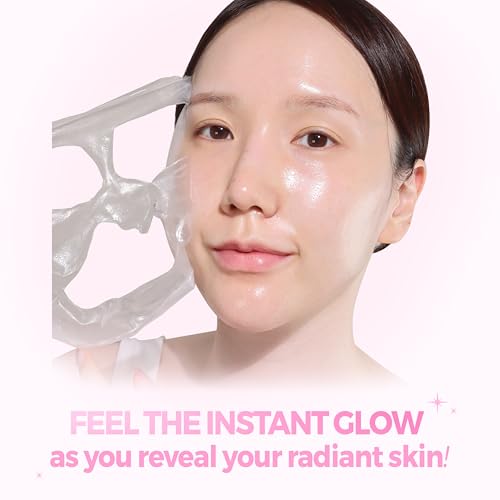 Image of KLAVUU Actress Backstage Glow Peel Off Face Mask for Glass Skin (2.4oz) | Radiance boost, deep hydration, peony complex, peeling and exfoliating, silky smooth, dewy glass skin, Korean skincare