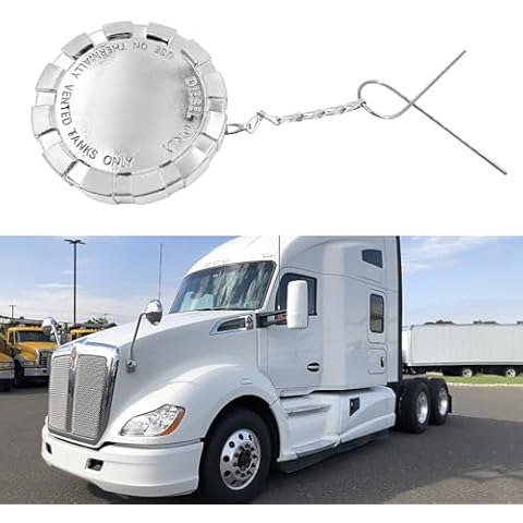 Diesel Fuel Cap for Kenworth Trucks 3.5" Non-Locking, Non-Vented, for Low Sulfur labeled diesel fuel tanks Cover