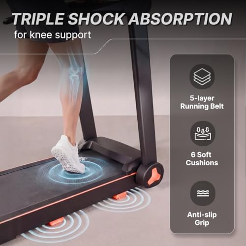 Image of Fitkit by Cult PowerRunPlus Treadmill BLDC 5HP Peak & 120kg Weight Capacity | 14 km /h Max Speed | LED Display with Tablet Holder | 12 Preset Program | Home Gym Equipment