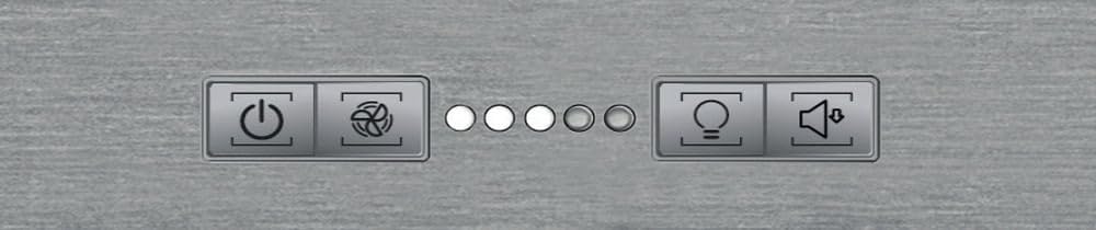 Hotpoint - HHBS 9.7F LB X Hotte Aspirante - Débit d'Air 713 m3/h avec Booster, Éclairage LED, Silencieuse et Classe Énergétique B - Largeur 90 cm - Inox