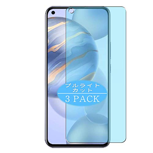 VacFun 3 Piezas Filtro Luz Azul Protector de Pantalla para Huawei Honor 30, Screen Protector Sin Burbujas Película Protectora (Not Cristal Templado) Anti Blue Light Filter
