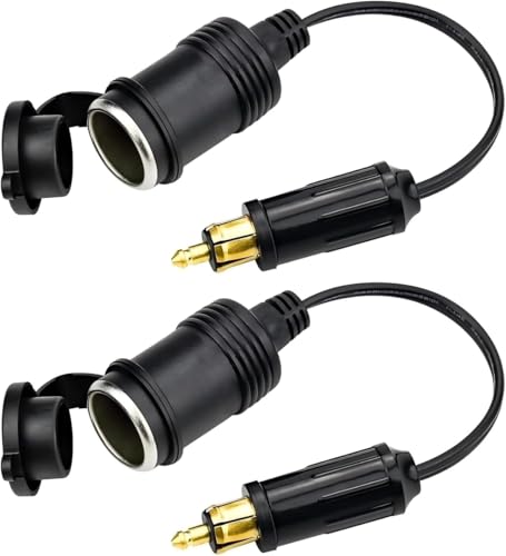 Alrens 2 piezas encendedor USB – encendedor de cigarrillos USB C 12 V adaptador USB para coche, adaptador de encendedor de cigarrillos con PD y QC 3.0, cargador de coche USB C para smartphone y tablet