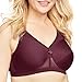 Price comparison product image Glamorise Full Figure Plus Size MagicLift Active Support Bra Wirefree #1005 Wine