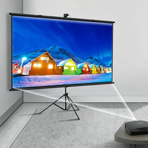Pantalla retráctil para proyector 60 pulgadas 4:3 miniatura 7