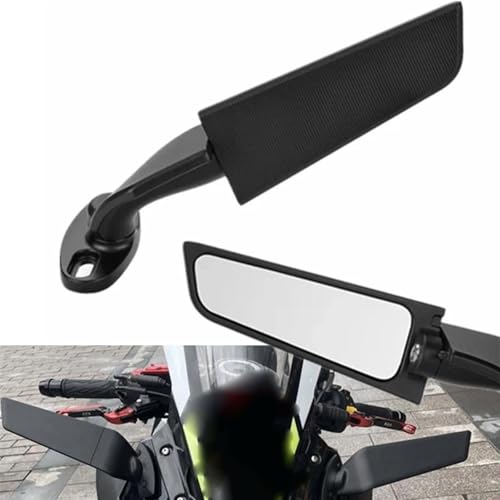 Espejo retrovisor giratorio de ala con rotación ajustable compatible con YZF R3 y R6 4