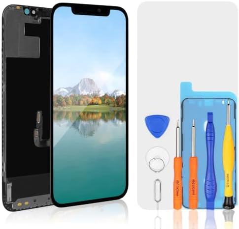 Écran Replacement IPhone 12 Pro Max 6.7" - FHD, Compatible Face ID/True Tone - Kit De Réparation Inclus