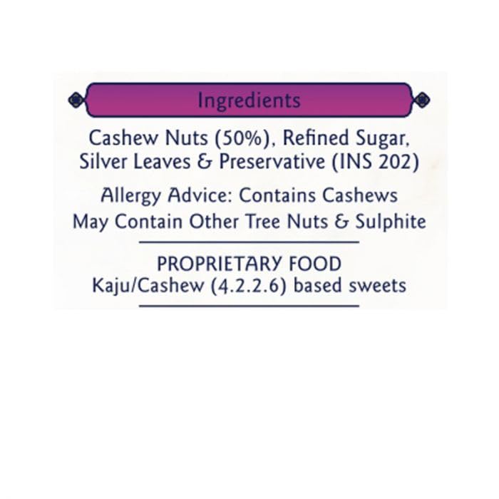 Image of Haldiram's Nagpur Mini Kaju Katli 250g | Bite-Sized Cashew Barfi | Traditional Indian Sweet | Made with Premium Kaju | Ideal for Gifting & Snacking