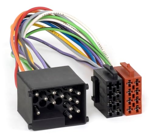 Audioproject A164 – Adaptador de radio de coche de 17 pines conector ISO compatible para BMW E30 BMW E39 BMW E36 BMW E46 Mini Landrover MG Rover X5 Z3 adaptador de radio de coche Conector Adaptador de