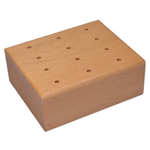 Prickelnadel-Klotz, Prickelnadelständer für 12 Prickelnadeln/Filznadeln, 7x6xH3cm Cover