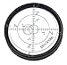 Aluminium Case Bullseye Spirit Bubble Surface Level Round Inclinometers for Surveying Instruments and Tribrachs, Ø60mm ,Accuracy 15'/2