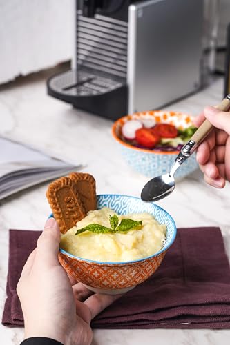 Selamica Porcelain Ice Cream Bowls Set Of 6, Small Bowls, Ceramic Bowls For Dessert thumb #1