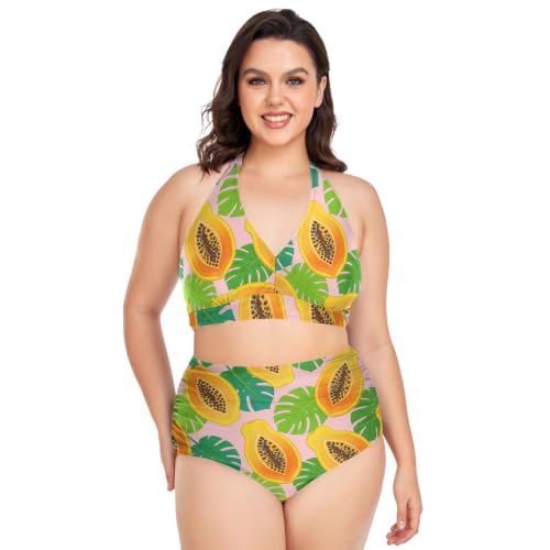Bikinis pour femme grande taille dos nu galbant et entièrement ajustable