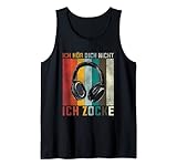 Ich Hör Dich Nicht Ich Zocke- Gaming Geschenke Gamer Vintage Tank Top